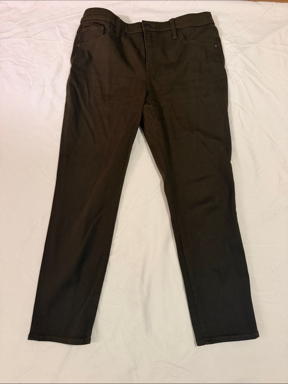 Chico's Boot-Cut Pants in Dark Brown